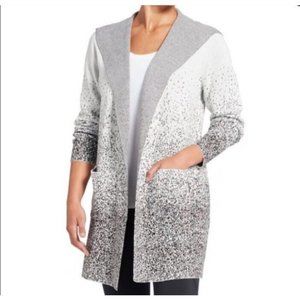 Womens Calia Black/White Cardigan W Hood Stretchy & Comfortable Pockets XSmall